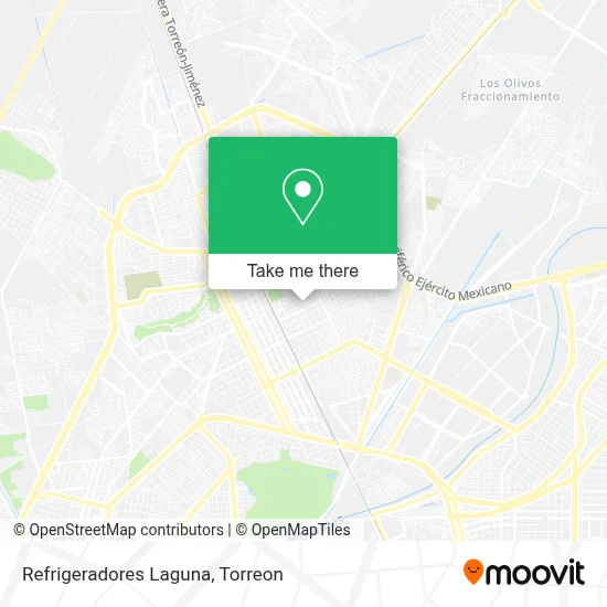 Refrigeradores Laguna map
