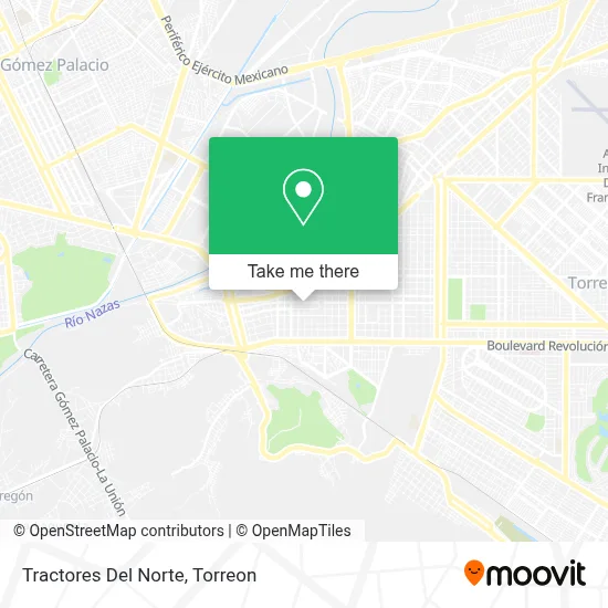 Tractores Del Norte map
