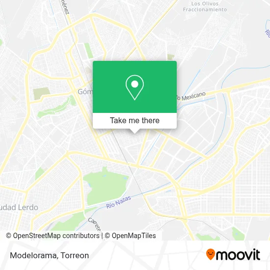 Modelorama map