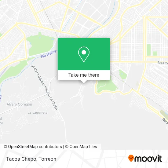 Tacos Chepo map
