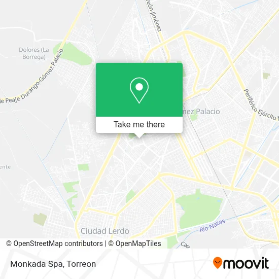 Monkada Spa map