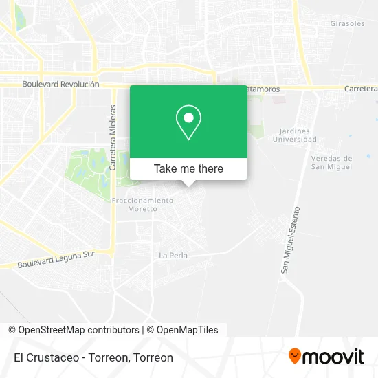 El Crustaceo - Torreon map