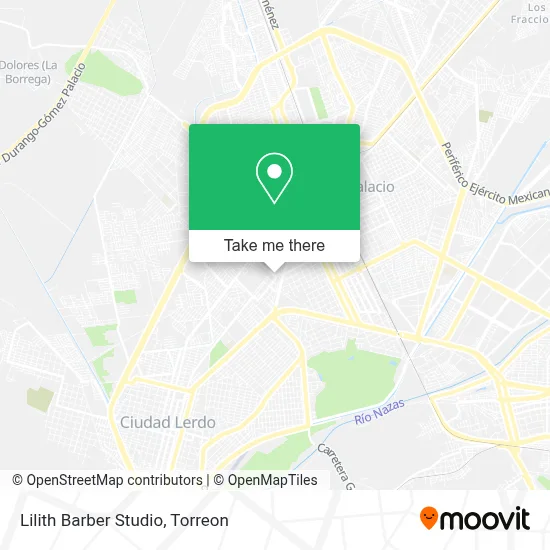 Lilith Barber Studio map
