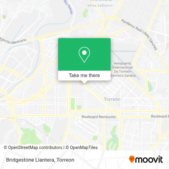 Bridgestone Llantera map