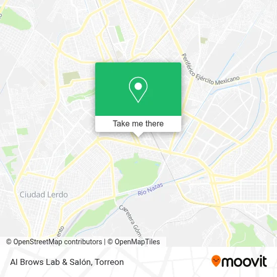 Al Brows Lab & Salón map