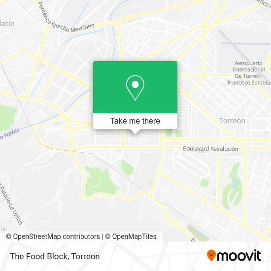 The Food Block map