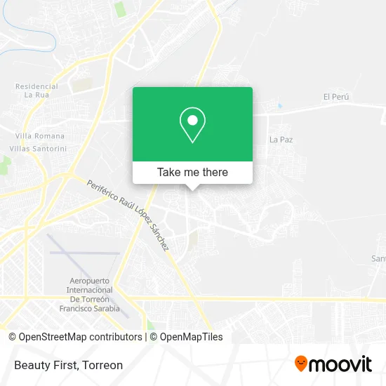 Beauty First map