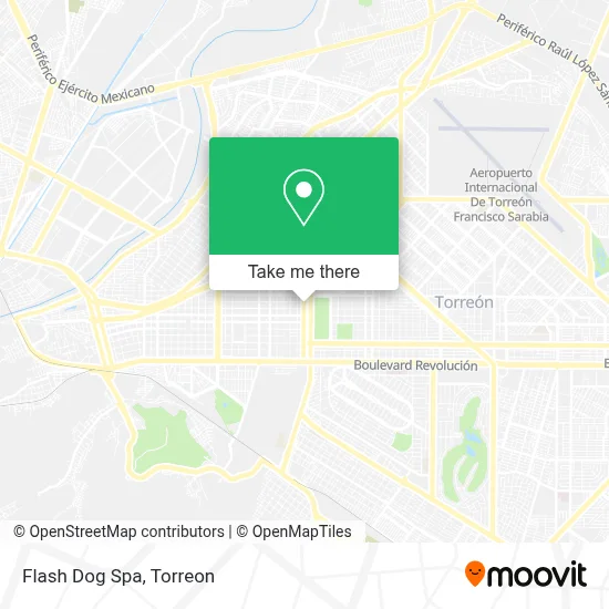 Flash Dog Spa map