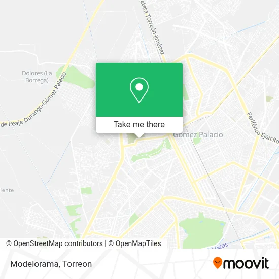 Modelorama map