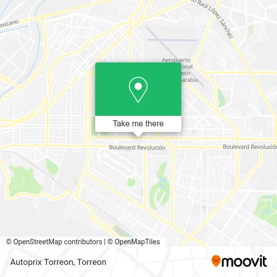 Autoprix Torreon map