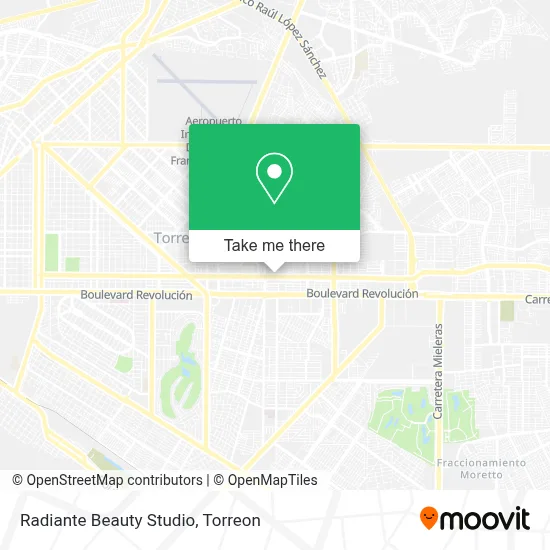 Radiante Beauty Studio map
