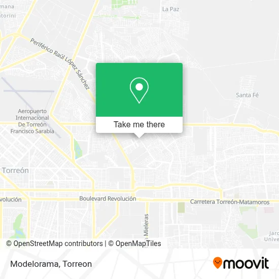 Modelorama map