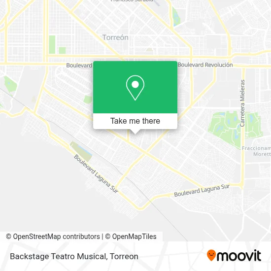 Backstage Teatro Musical map