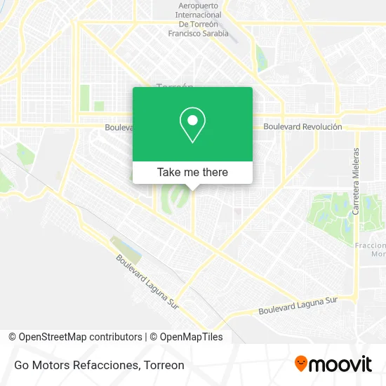 Go Motors Refacciones map