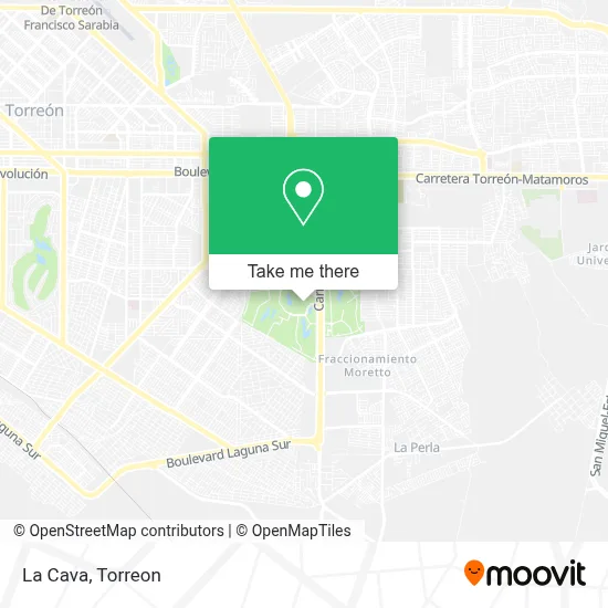 La Cava map