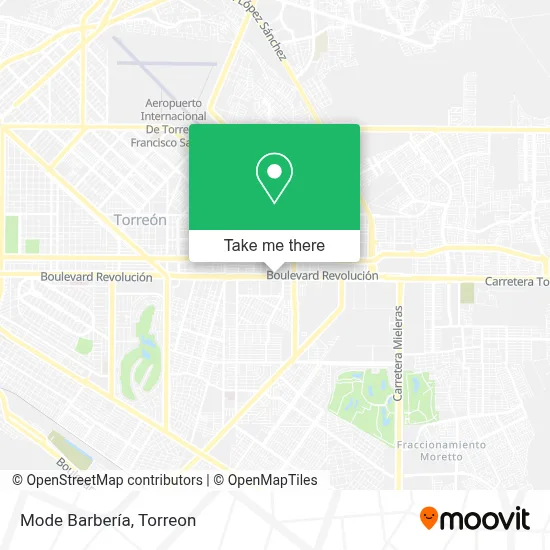 Mode Barbería map