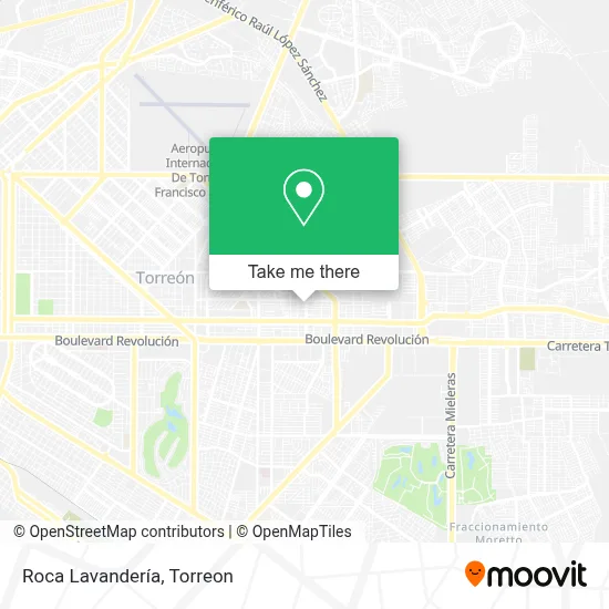 Roca Lavandería map