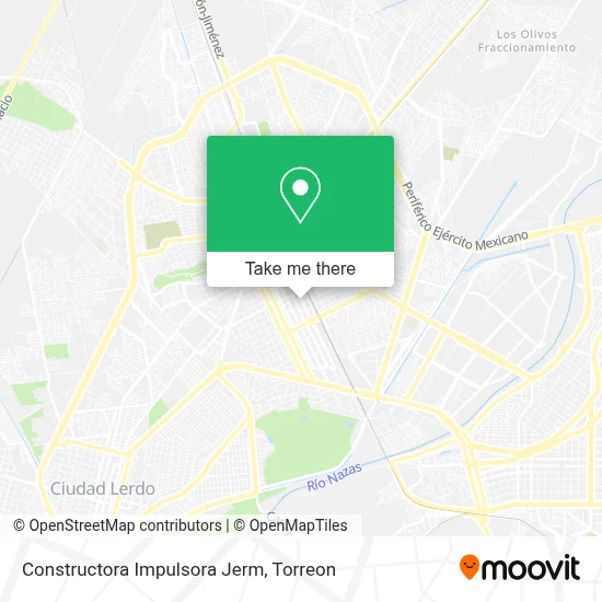 Constructora Impulsora Jerm map