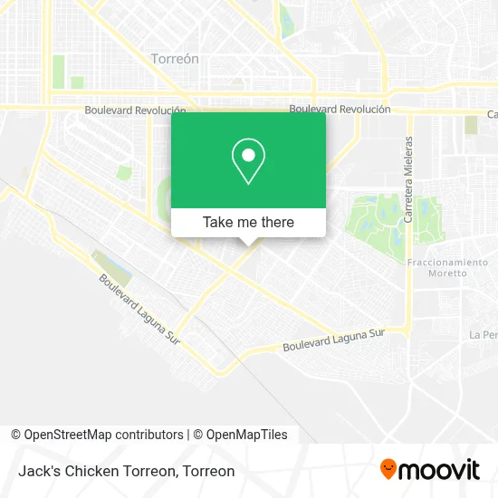 Jack's Chicken Torreon map