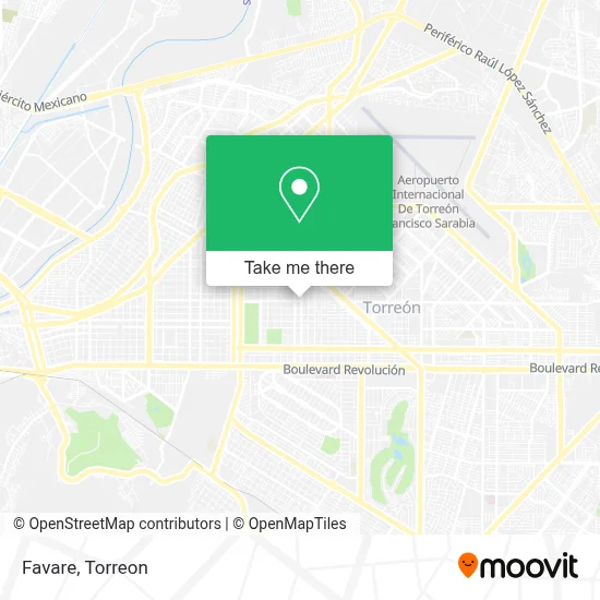 Favare map