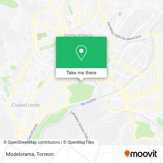 Modelorama map