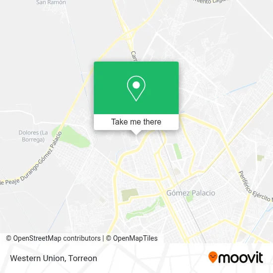 Western Union map