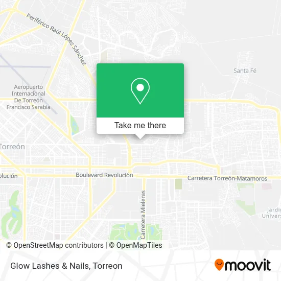 Glow Lashes & Nails map