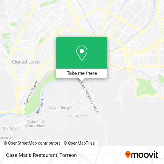 Casa Maria Restaurant map