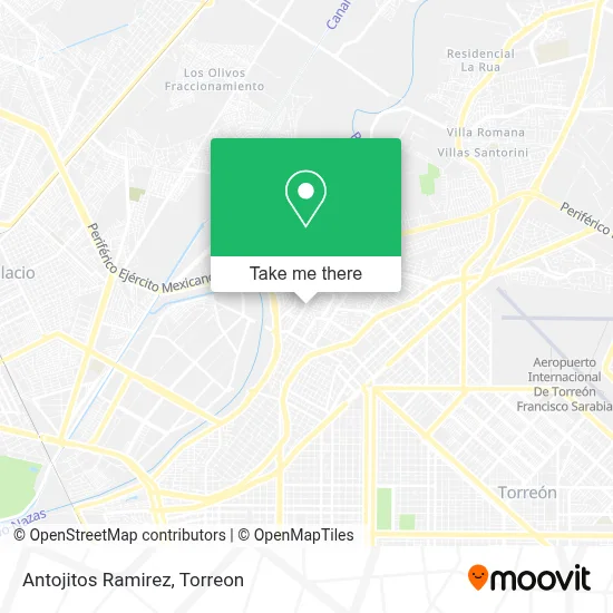 Antojitos Ramirez map