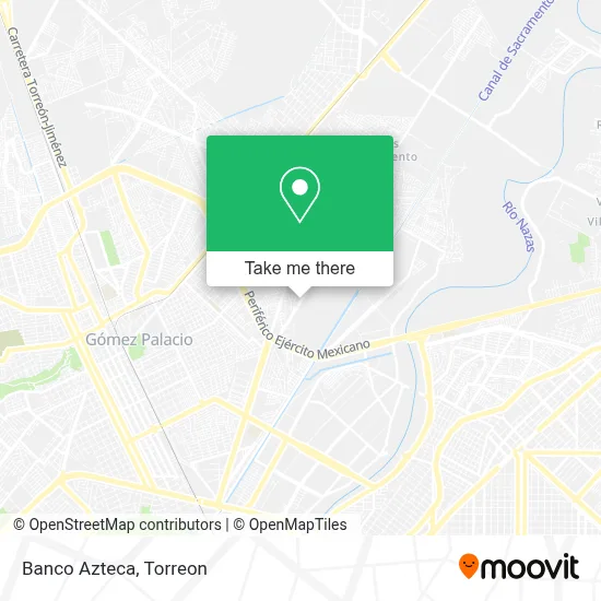 Banco Azteca map
