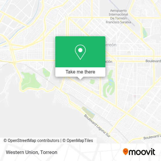 Western Union map