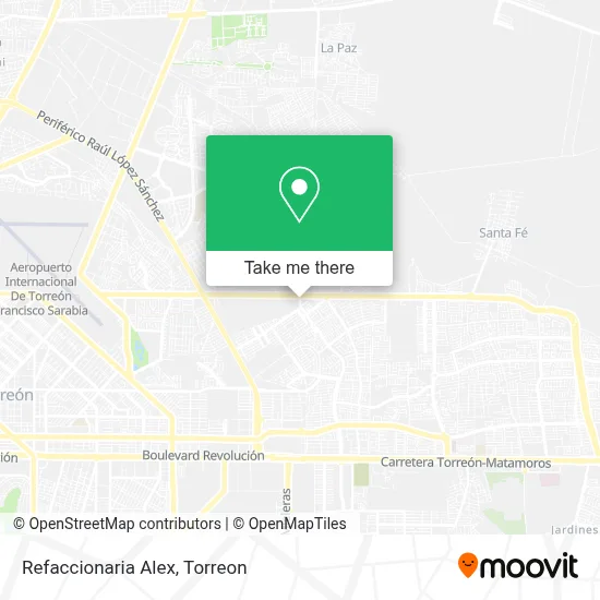 Refaccionaria Alex map