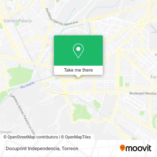 Docuprint Independencia map