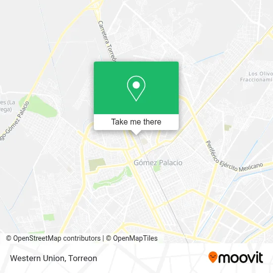 Western Union map