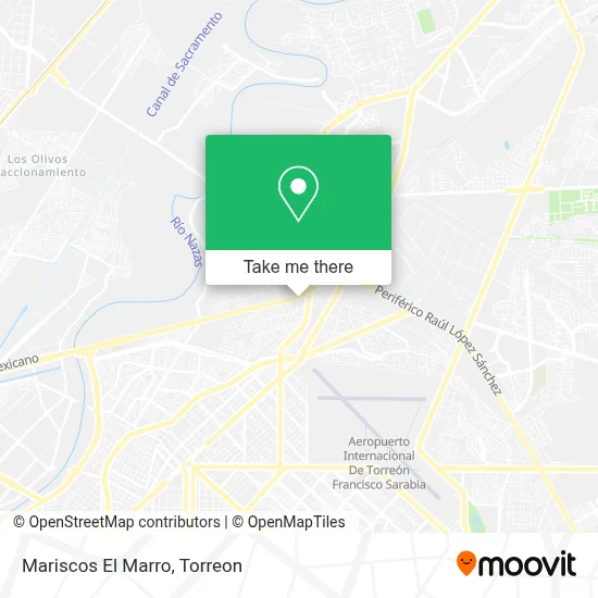 Mariscos El Marro map
