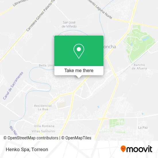 Henko Spa map