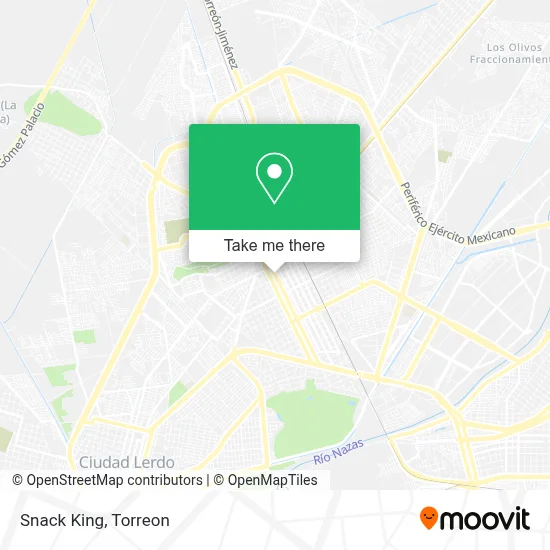 Snack King map