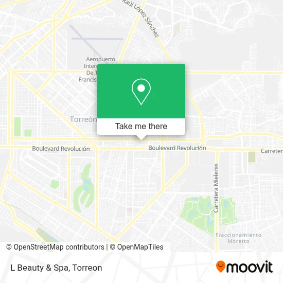 L Beauty & Spa map