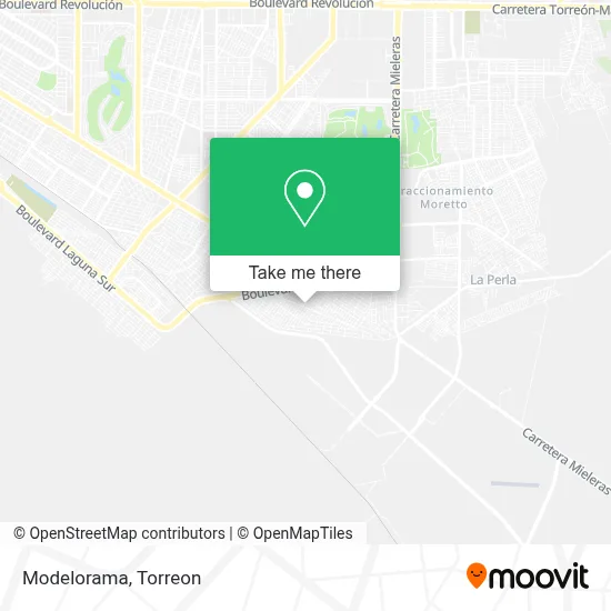 Modelorama map