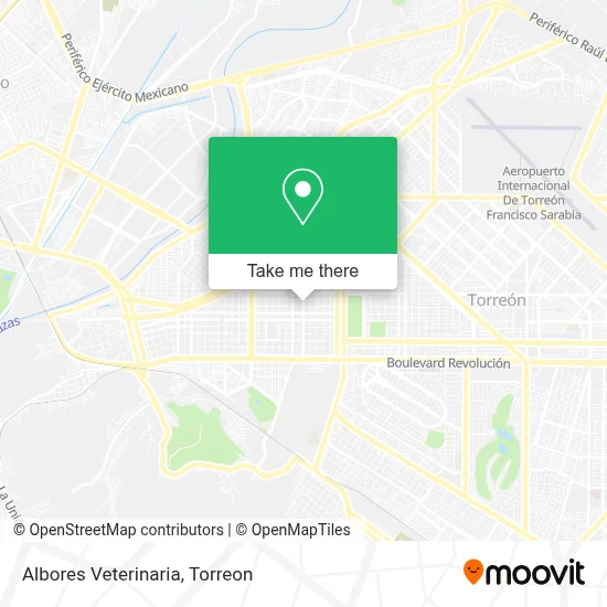 Albores Veterinaria map