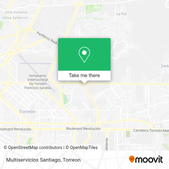 Multiservicios Santiago map