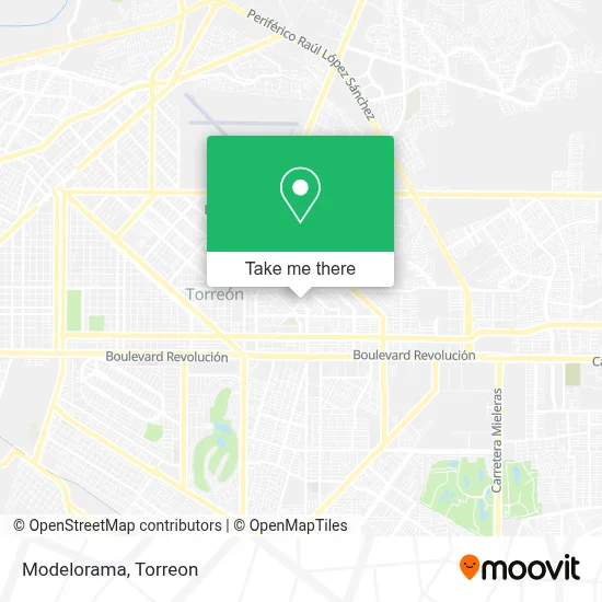 Modelorama map