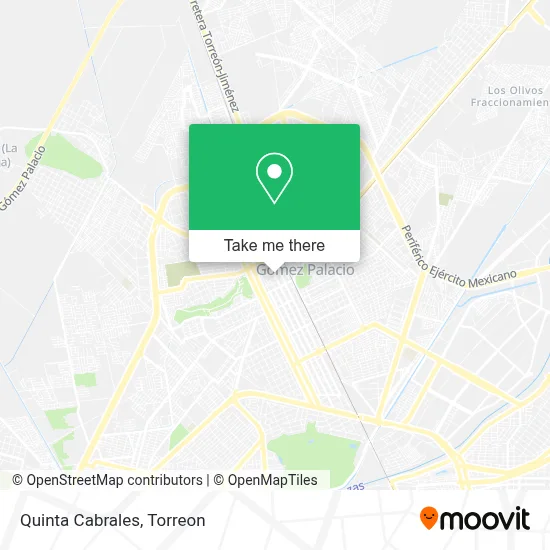 Quinta Cabrales map