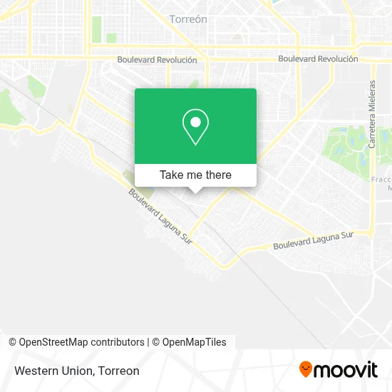 Western Union map