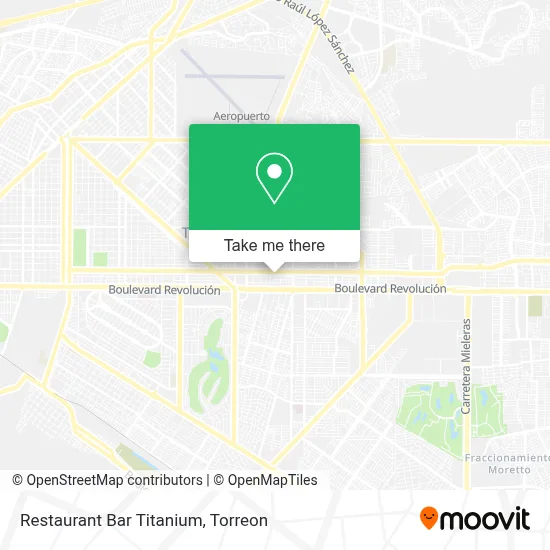 Restaurant Bar Titanium map