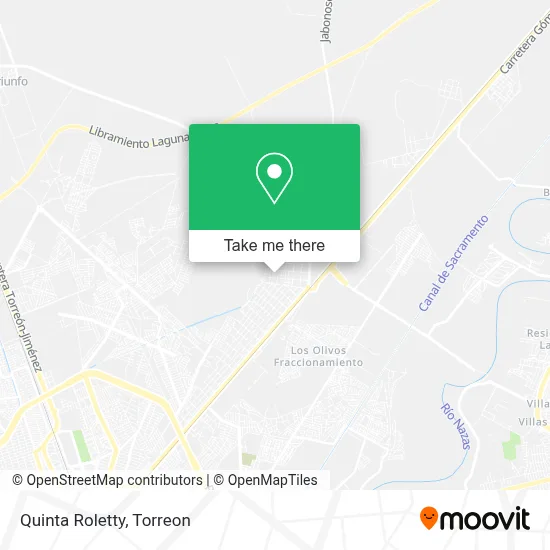 Quinta Roletty map