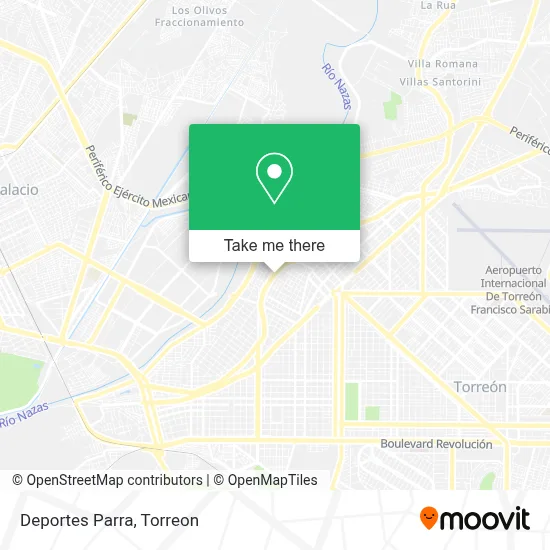 Deportes Parra map