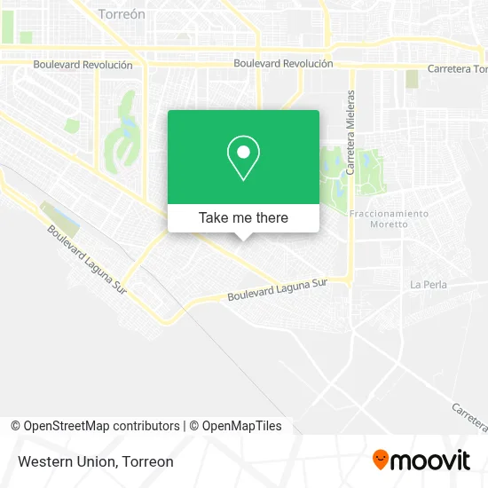 Western Union map