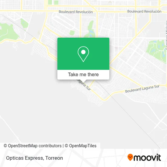 Opticas Express map