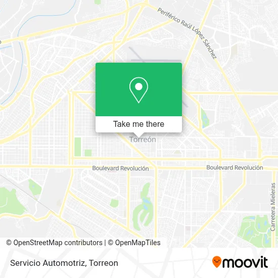 Servicio Automotriz map